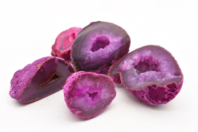 Achat Geoden gef�rbt pink