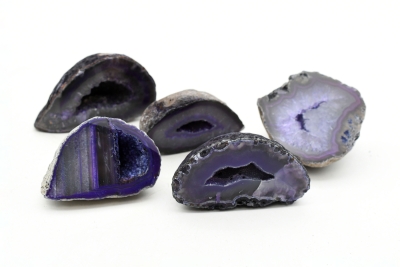 Achat Geoden gef�rbt lila