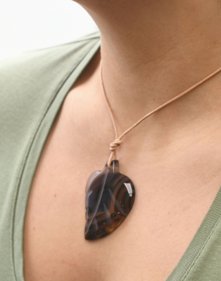 Achat Blatt Anh�nger