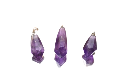 Amethyst Spitze anpoliert Anh�nger