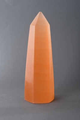 Selenit Spitzen gro� orange