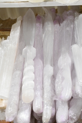 13.1. Selenit Dolche 40 cm 5 Stk