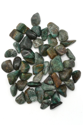 Chrysocolla tumbled stones
