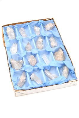 Bergkristall Doppelender Natur Flat