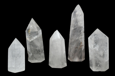 Bergkristall Spitzen poliert