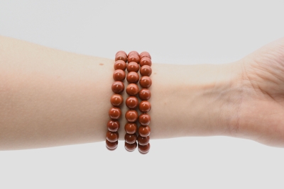 Jaspis rot Kugelarmband 8 mm