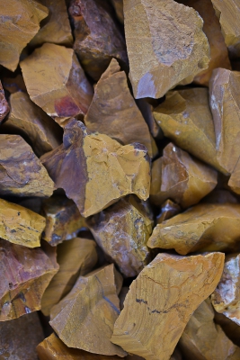 Jasper yellow rough stones