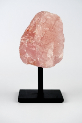 Rosenquarz auf Metallst�nder