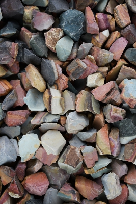 Polychrome jasper rough stones small