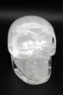 Bergkristall Sch�del Gravur - Einzelst�ck