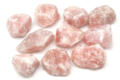 Rosenquarz Rohware A-Qualit�t ab 80 mm