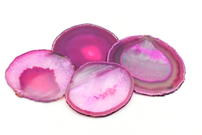 Agate Slices Pink