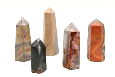 Polychrome jasper points