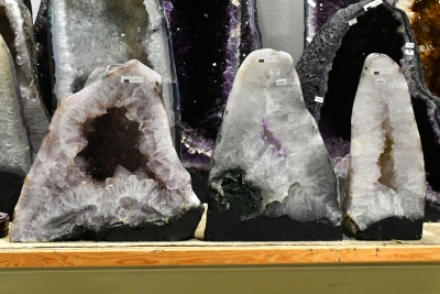 Amethyst Drusen polierte R�ckseite