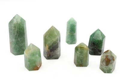 Fluorite points green Madagascar