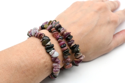 Turmalin bunt Splitterarmband extra