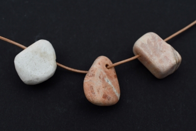 Baryt Trommelstein Anh�nger gebohrt