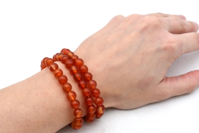 Carneol Kugelarmband 8mm