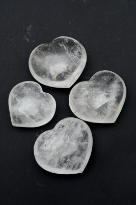 Bergkristall Herz 60 - 80 mm