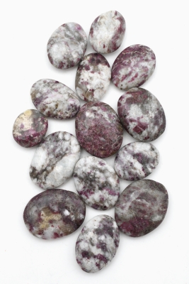 Rubellite / Tourmaline palm stones