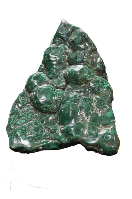 Malachit poliert