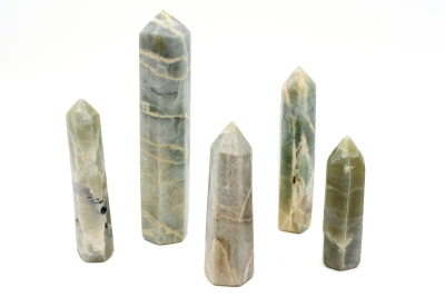 Moonstone green (Garnierite) points