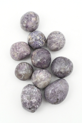 Lepidolite tumbled stones jumbo