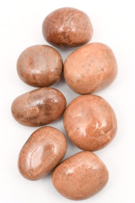 Mondstein apricot Trommelsteine Jumbo 1