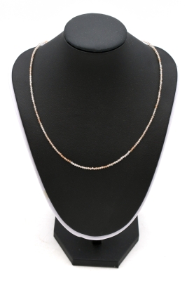 Imperial Topas Kette facettiert