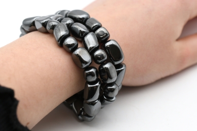 H�matin Trommelstein Armband