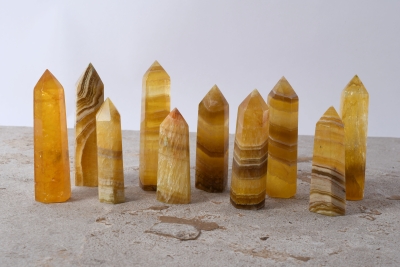 Fluorit Lemon Spitzen