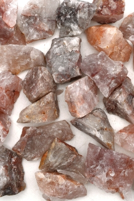 Erdbeerquarz Rohsteine Brasilien