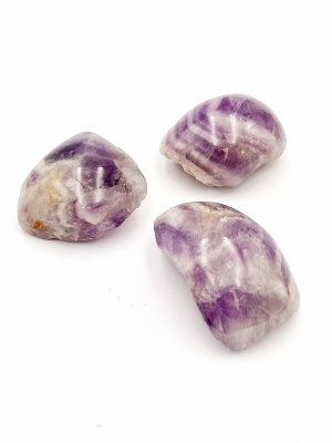 Amethyst polished on top