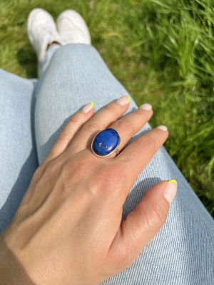 Lapis Ring ab 6 g
