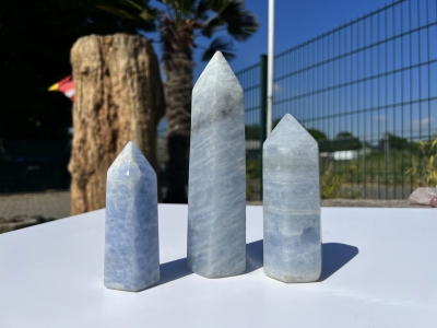Calcit blau Spitzen