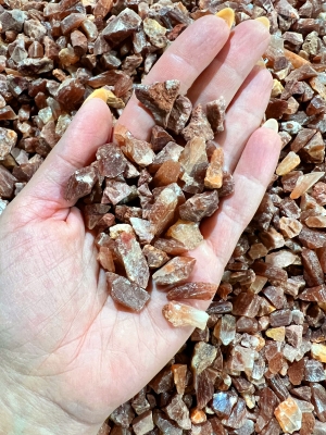 Calcit rot ges�uert�Mini Rohsteine