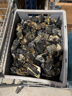 Sch�rl (black tourmaline) rough 5 kg