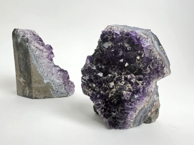 Amethyst�Free Form mit natur Rand