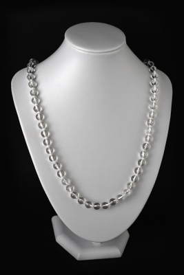 Bergkristall Kugelkette 8 mm - 750 mm