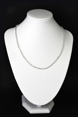 Topas wei� Kette facettiert