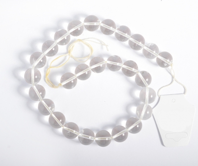 Crystal sphere strand 15 mm