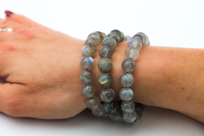 Labradorit Kugel Armband 10 - 12 mm
