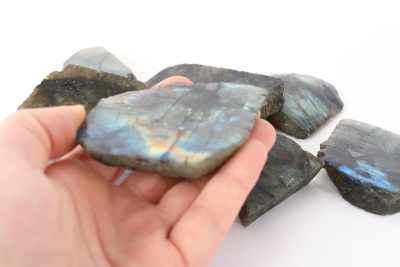 Labradorite flat pieces / slices