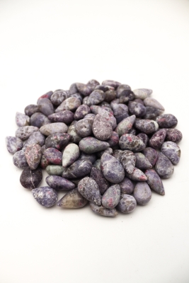 Lepidolite drop shape undrilled