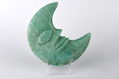 Amazonite moon shape