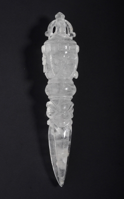 Bergkristall Phurba Dolch