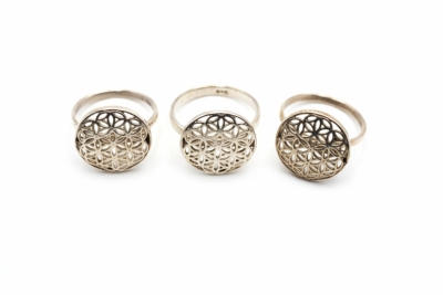 Blume des Lebens Silber Ring  ca. 4 g