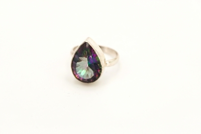 Mystic Topas Ring fact. ab 4 g