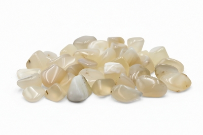 Opal wei� Trommelsteine