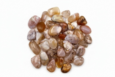 Cherry Blossom Chalcedony tumbled stones